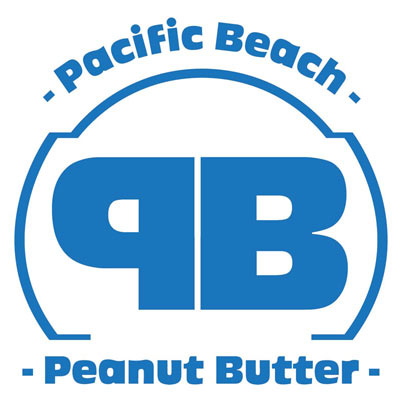 Pacific Beach Peanut Butter Logo